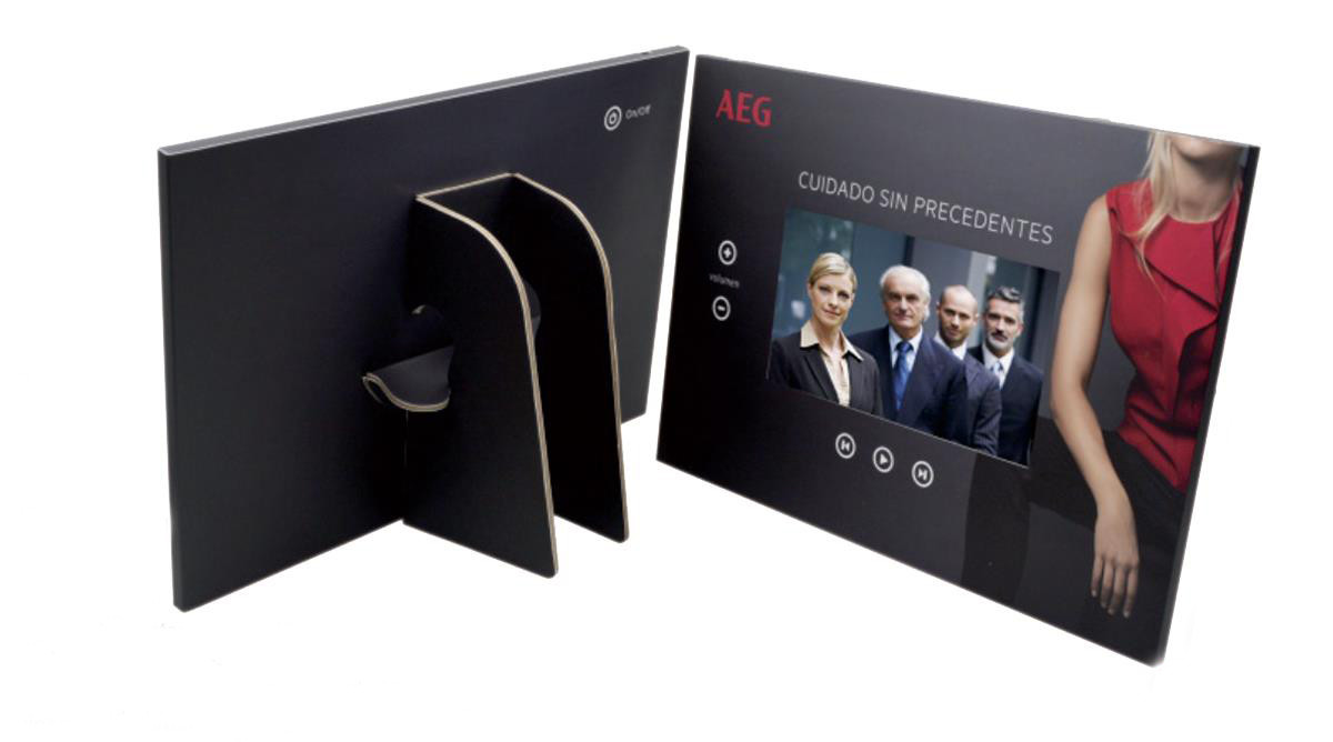 10 inch tft HD screen video POS Adveertising Displays monitor with video play in loop function
