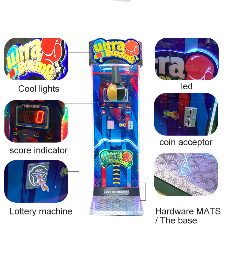 Amusement Boxing Punch Machine Arcade Punching Machine Outdoor Ultimate Big Punch Boxing Game Machine
