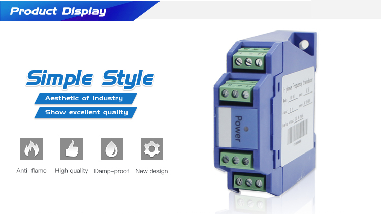 Low Price Guaranteed Quality Din-rail Piezoelectric Current Pressure Transducer