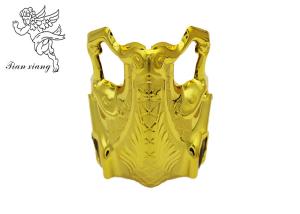 Quality Gold Corner Casket Corners With PP Plastic , Coffin Fittings For Adult wholesale