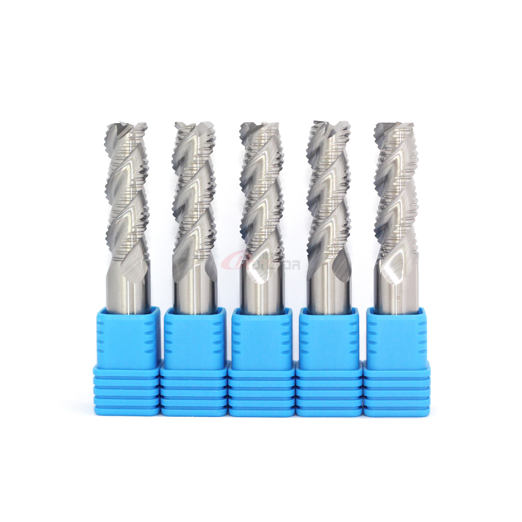HRC50 3 Flute End Mill 1/2 Inch 12mm Extra Long Roughing End Mill Aluminum