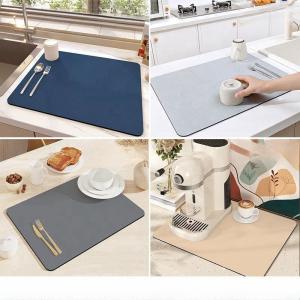 Quality Eco-friendly Anti-slip Waterproof Drying Mat for Kitchen Bar Customized Logo Accepted wholesale