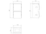 Stainless material Standing Bathroom Paper Towel Holder Steel Bathroom Paper