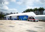Multifunctional Vaccine Medical Outdoor Event Tents With PVC Roof 850g/Sqm