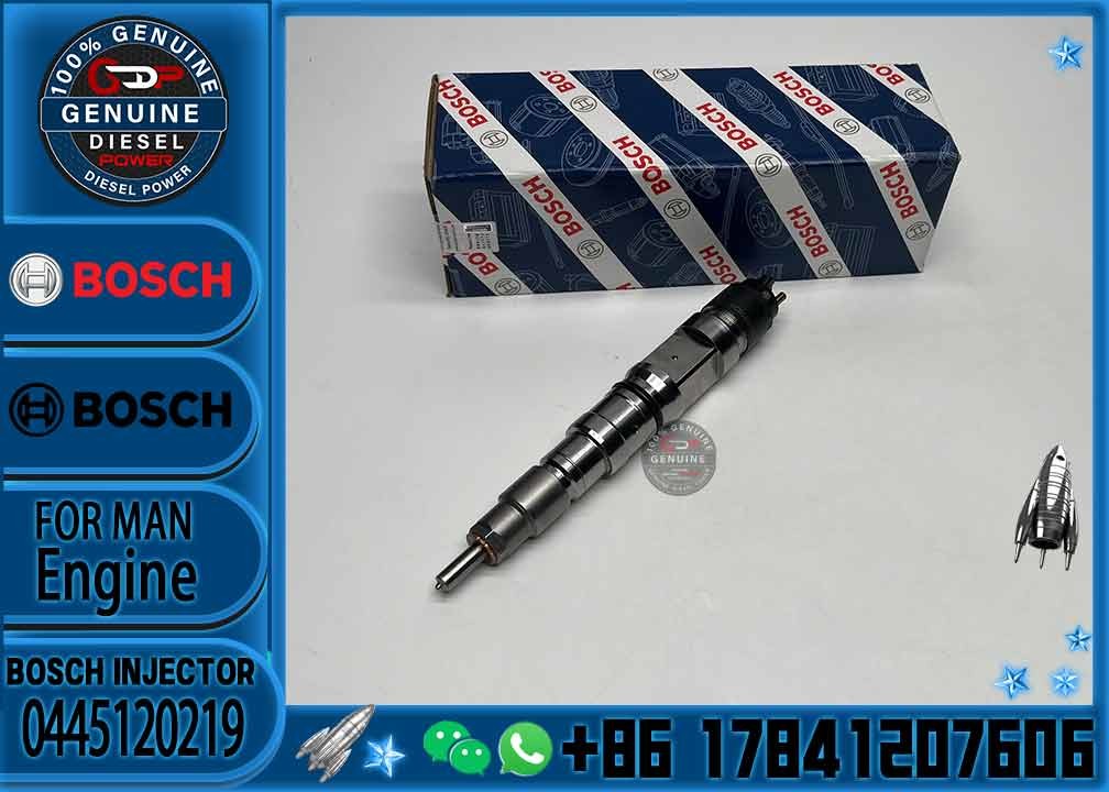 Genuine Common Rail Injector 0445120219 0445120100 0445120275 51101006127 for Man Truck