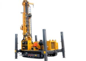 Quality Steel Crawler Mounted Rotary 260m Portable Drilling Rig For Water Well wholesale