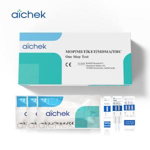 Quality ISO 13485 One Step Rapid Test THC MOP MET KET MDMA Test Kit wholesale