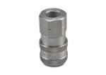 0.75 Inch 316 Stainless Steel BSPP Flat Face Coupler