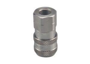 Quality 0.75 Inch 316 Stainless Steel BSPP Flat Face Coupler wholesale