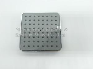 Quality ABS plastic material 4inch square chrome plating shower head top shower overhead shower wholesale