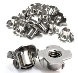 Quality Stainless Steel 304 A2-70 SUS 304 Pronged Tee Nuts 7/16 Inch wholesale