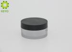 Matte Finish PET Plastic Face Mask Jar 50g Round Skin Cream Containers