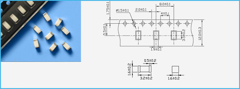 SMD 3 Gas 3 Pin GDT Discharge Tube 230V 20% 10kA Gas Tube Arrester
