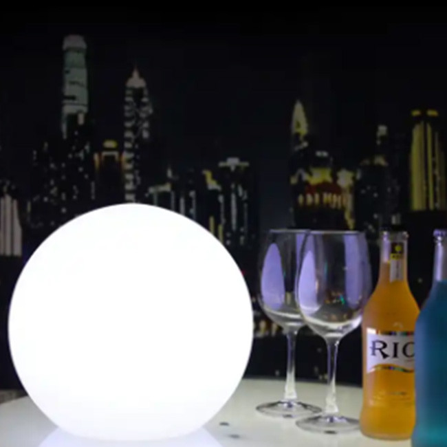 80cm Rechargeable LED Light Up Balls Remote Control For Christmas