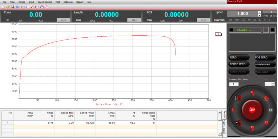 Closed Loop Control Software 100KN Servo Control Universal Tensile Testing Machine
