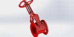 Ductile Iron fm approved gate valve Light Operation Torque 2”-12" High Torque