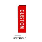OEM 3.4m Outdoor Banner Flags Feather Flag Banners For Advertising Promotion