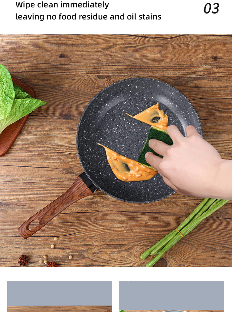 Nonstick Aluminum Cookware Sets Long Service Life For Home Kitchen