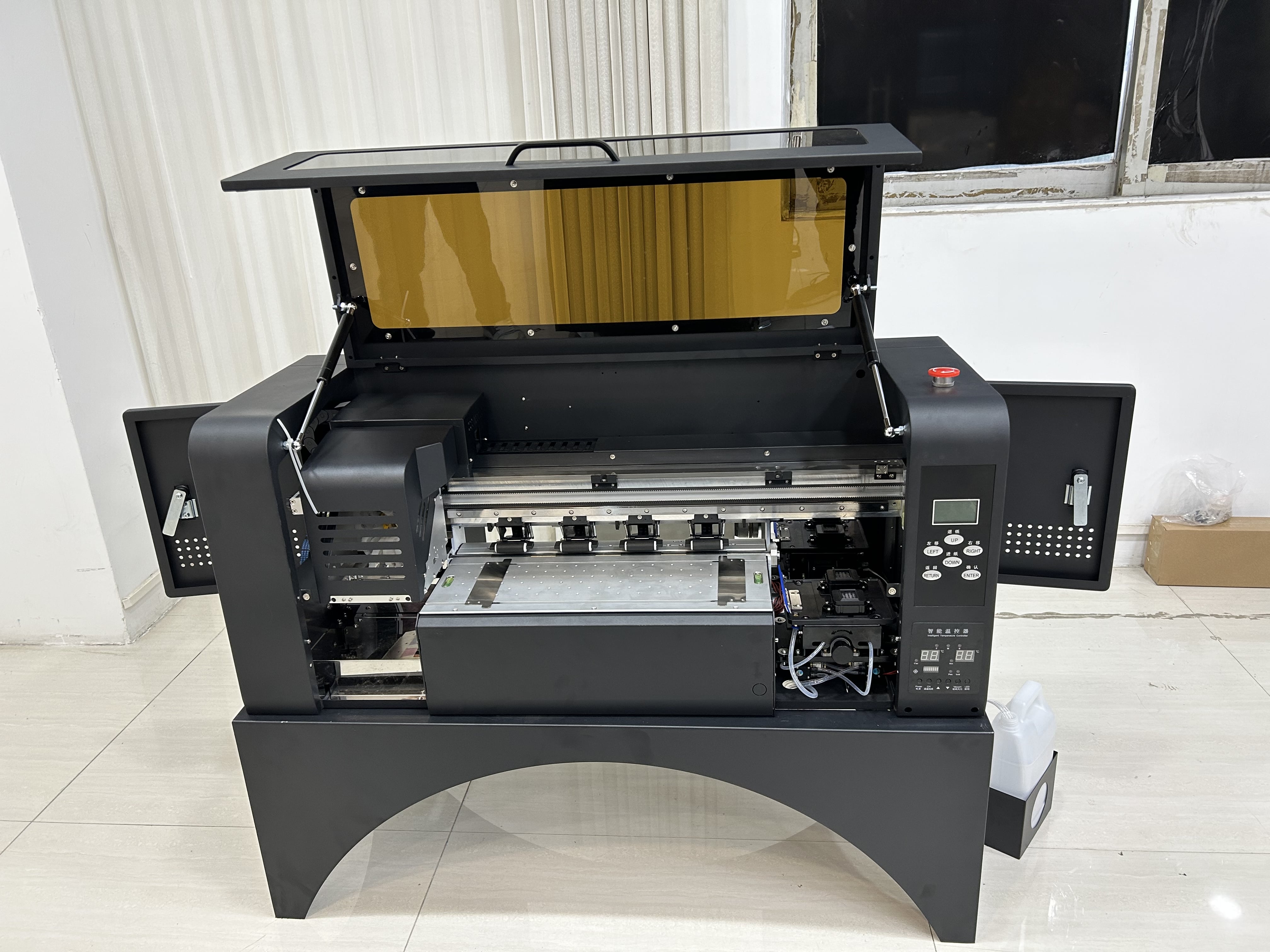 Multicolor 140 KG A2 42cm 17inch DTF Printer with XP600 Heads and PET Film Small Size Oven