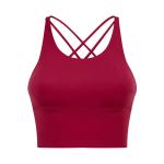 2021 popular Criss Cross Back Yoga top Women'S activewear Sports Fitness Bra
