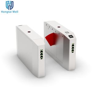 China CE 40 Persons / Min Flap Barrier Turnstile Gate With IC / ID Card Reader on sale