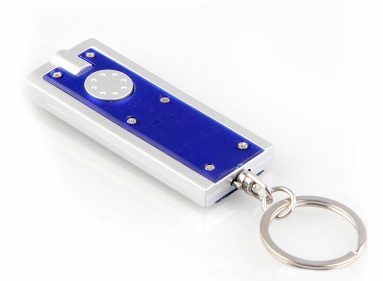 Plastic Material LED Emergency Flashlight , Inner Battery Mini LED Flashlight
