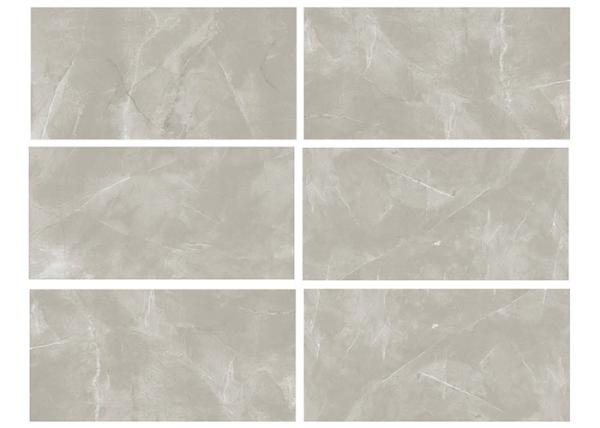Commercial Light Grey Glazed Floor Tiles , 24 " X 48 " Glazed Porcelain Ceramic