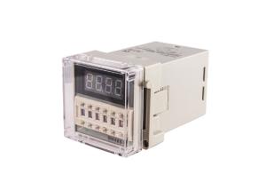 Quality DH48S-S 0.1s to 99h 220VAC 24VDC Digital time delay repeat cycle timer relay with base wholesale
