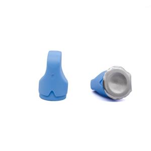 Quality Light Blue Disposable Protective Swabcap Disinfection Cap 75% Alcohol Swab Caps wholesale