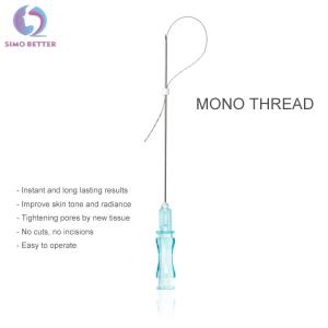 Quality Face Medical Thread Cog Barbed Polydioxanone Thread 25-150mm Needle Length wholesale