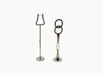 Fashion Steel Shop Display Props , Metal Display Stands Holder For Tie Or Scarf