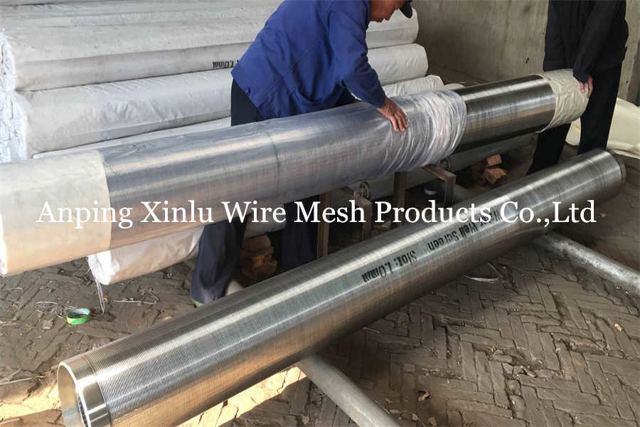 304 Stainless Steel Sand Control Screens Johnson Wire Wrapping 2900mm Length