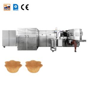 Quality 380V Stainless Steel Waffle Basket Production Line Waffle Biscuit Baker wholesale