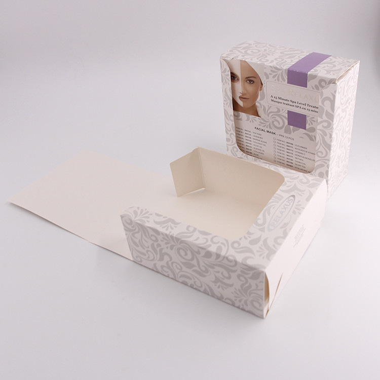 Custom Display Carton Printing Paper Packaging Box For Facial Mask