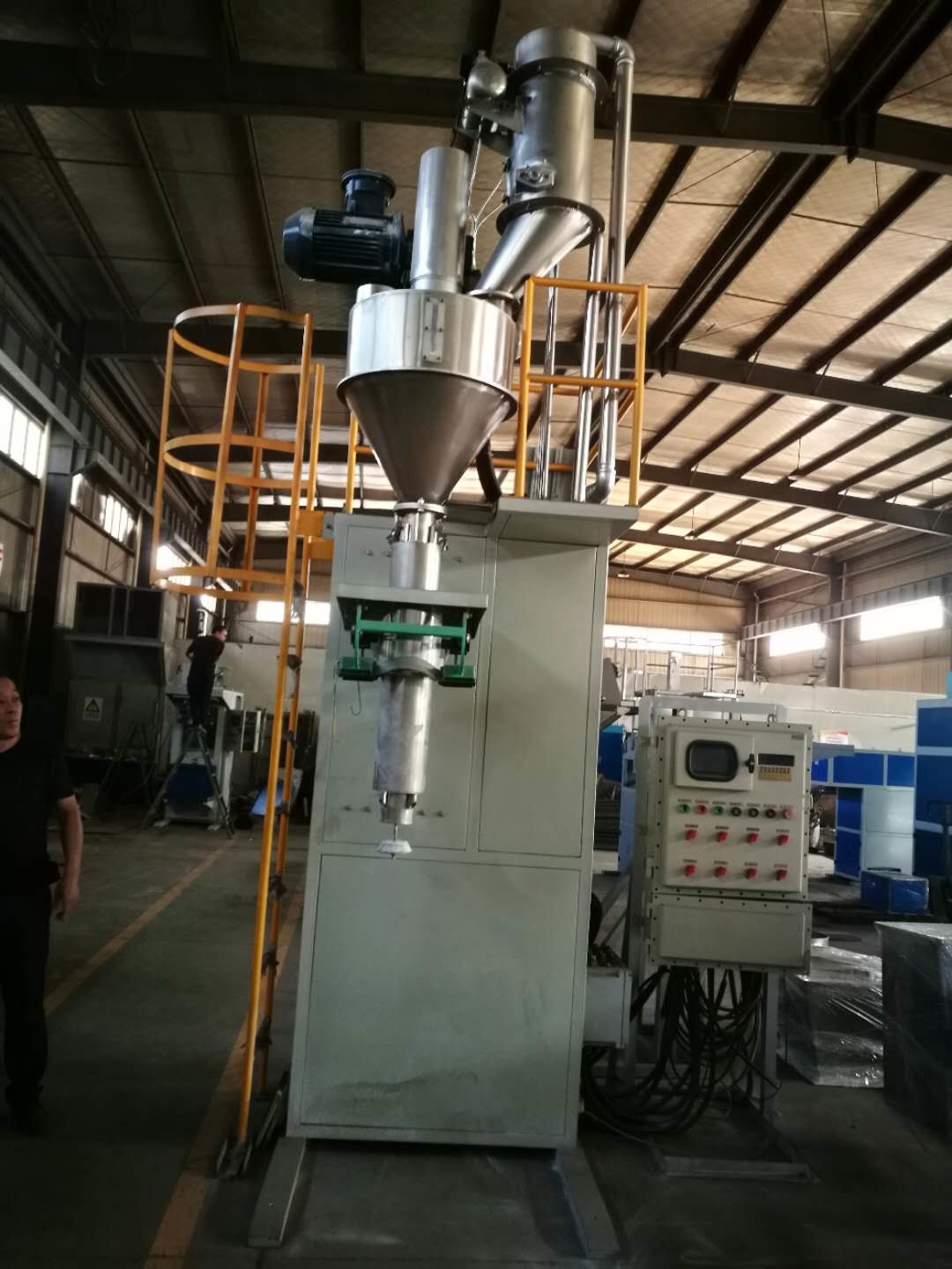 10 Kg Bag Automatic Powder Bagging Machine Scale For Compost Fishmeal Weighing