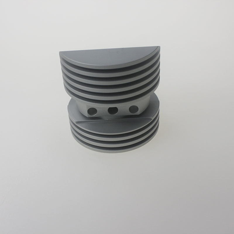 Industrial CNC Precision Machining LED Lighting Heat Sink With Anodizing Grey