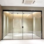 TS8383 1.6mm Aluminum Frame Sliding Glass Doors