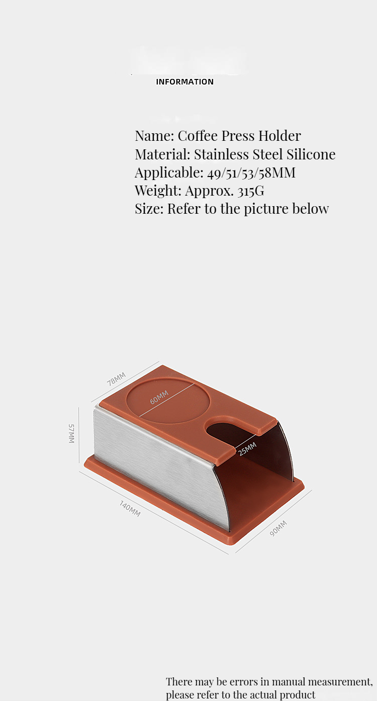 Solid Wood and Stainless Steel The Perfect Combination for Black Coffee Maker Tray