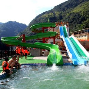 Quality Exciting Fiberglass Aqua Park Slide Customized For Unforgettable Thrills wholesale