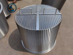 Quality Ss304 450mm Dia Wedge Wire Mesh Filter Screens For Wastewater Treatment wholesale