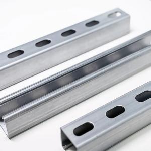 Quality Sturdy Rust Resistant Galvanized Unistrut Channel Lightweight 1-3mm Thickness wholesale