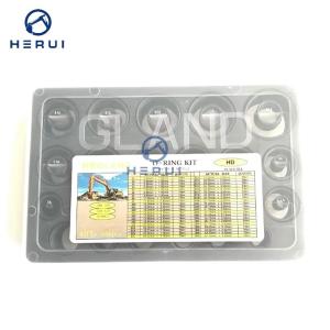 Quality 666PCS HD700 HD820 HD1023 O-Ring Box Rubber Repair Seal Kit Excavator Hydraulic Seal Sets wholesale