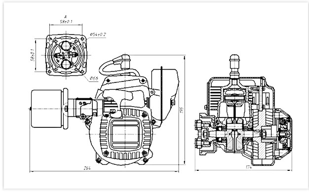 Lightweight Sinotruk Spare Parts Special Gasoline Engine For Aircraft / Ship Model
