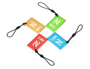 Quality Dia 25mm Epoxy NFC Tag Sticker Label Printing 213/215 Key Ring For Phone wholesale