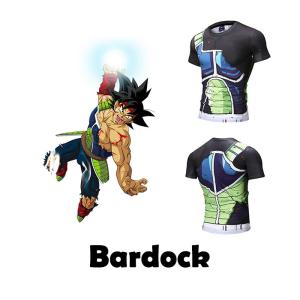 Quality 93.2% Polyester Custom Anime T Shirts Saiyan Bardock Cosplay For Adult wholesale