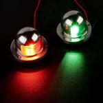 12V DC Marine Signal Light , 1.6W Stainless led boat nav lights