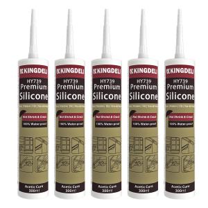 Quality Buy Acetic General Purpose RTV Sealant Glass Silicone For Glass Window wholesale