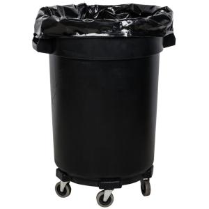 Quality LDPE Material Plastic Garbage Bags Low Density Can Liner Black Color wholesale