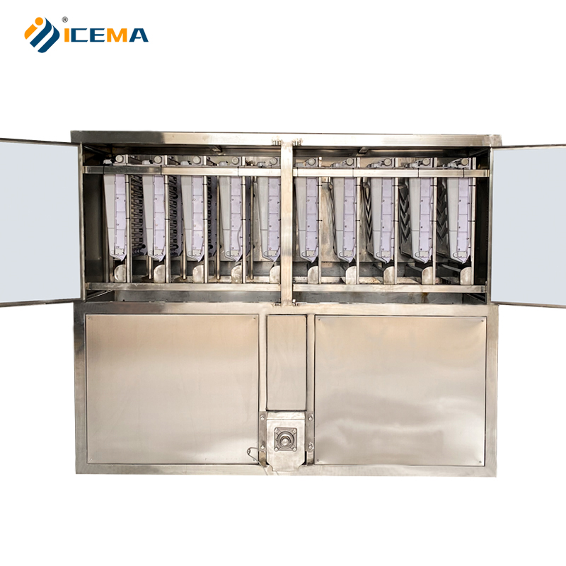 PE Material Inlet Pipe 3000kg Ice Cube Maker Machine for Industrial Ice Production