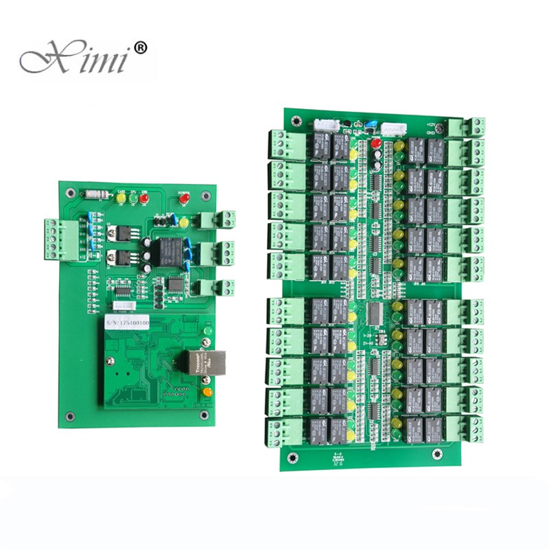 TCP/IP Fingerprint And RFID Card Elevator Access Control Systsem 20/40 Floors Elevator Door Control Board